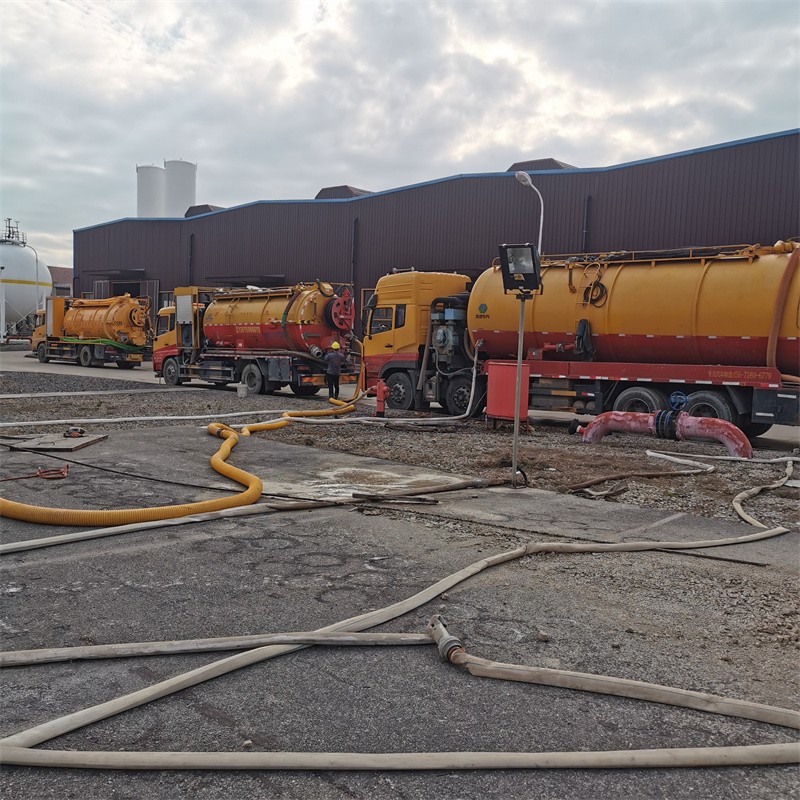 溪湖污水池清理